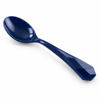 Cuchara Facetada Azul Intenso ORNISHOP 15 cm Ligera para Uso Diario