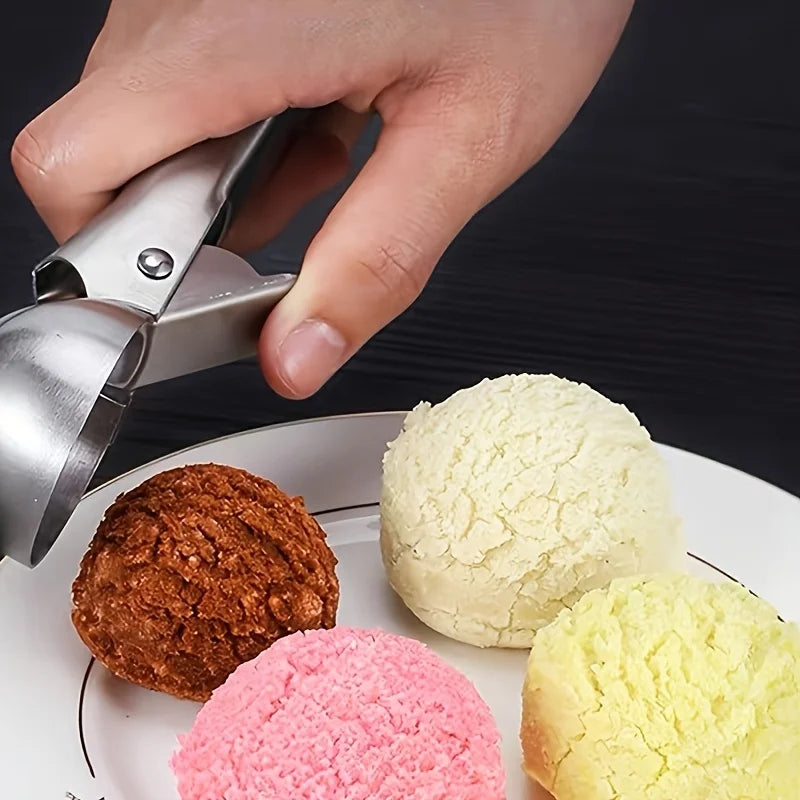 Cuchara para helado de acero inoxidable | Robusta y apta para lavavajillas | Para porciones pequeñas y grandes | Mango s