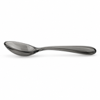Cuchara sopera de acrílico negro 16 cm ligera