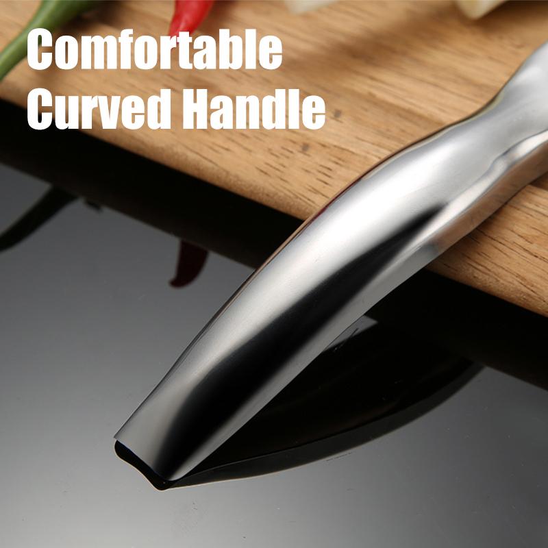 Cuchillo de acero inoxidable para picar cebolleta