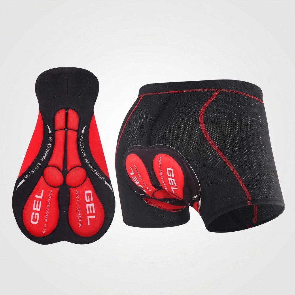 Culotte Interior Acolchado de Ciclismo para Hombre - Almohadilla de Gel 5D - Ropa Interior Transpirable para Ciclismo