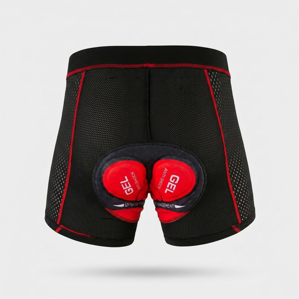 Culotte Interior Acolchado de Ciclismo para Hombre - Almohadilla de Gel 5D - Ropa Interior Transpirable para Ciclismo