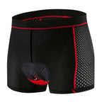 Culotte Interior Acolchado de Ciclismo para Hombre - Almohadilla de Gel 5D - Ropa Interior Transpirable para Ciclismo
