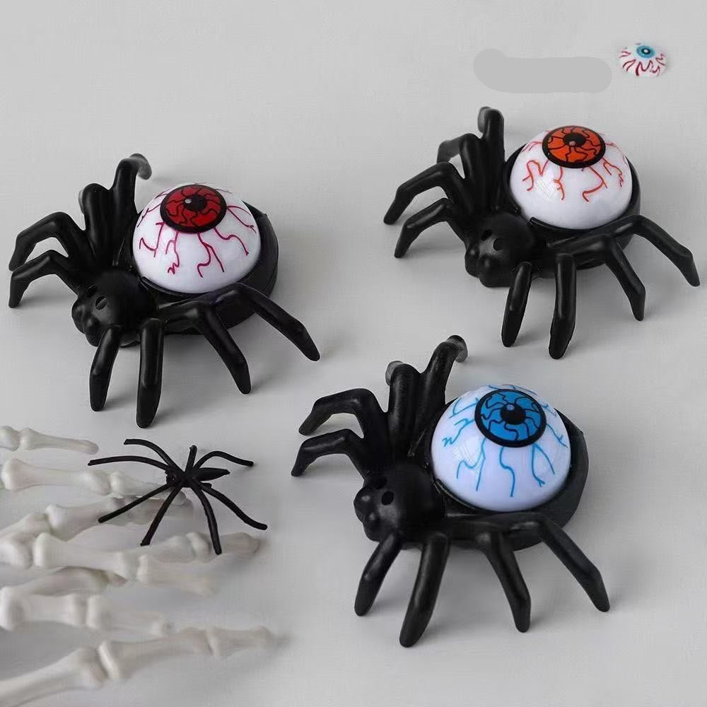 Decoración de Halloween – Araña ornamental con diseños de velas y ojos