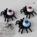 Decoración de Halloween – Araña ornamental con diseños de velas y ojos