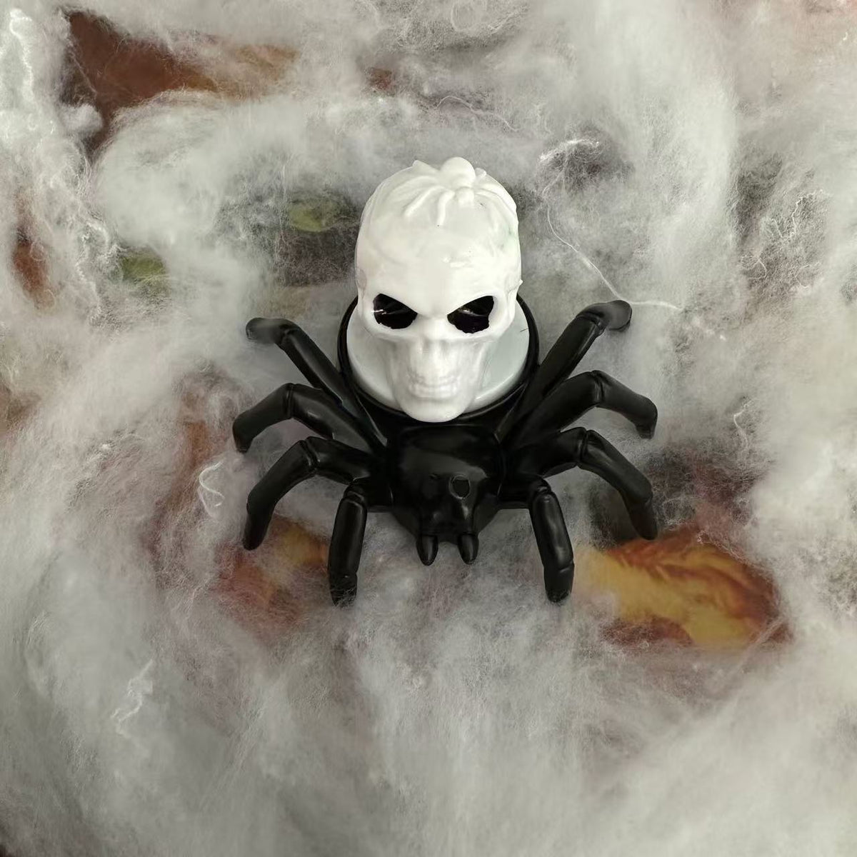 Decoración de Halloween – Araña ornamental con diseños de velas y ojos