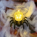 Decoración de Halloween – Araña ornamental con diseños de velas y ojos