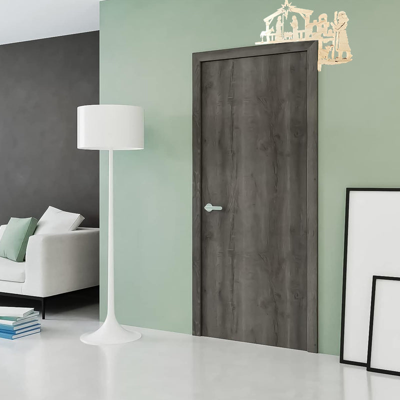 Decoración navideña para marco de puerta