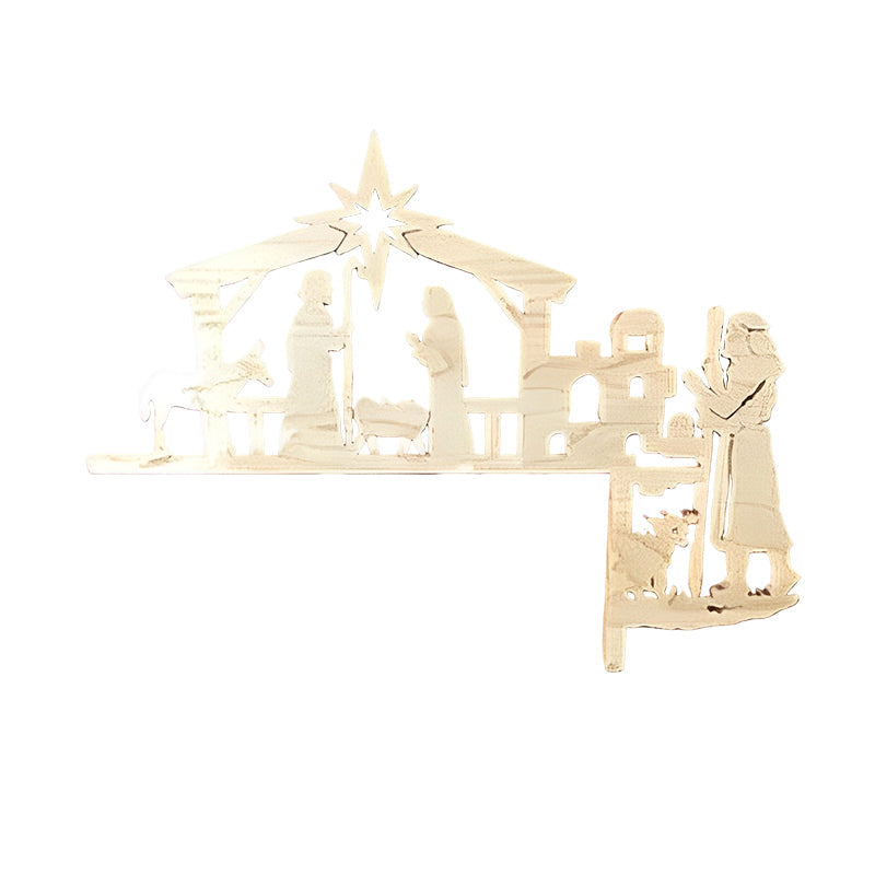 Decoración navideña para marco de puerta