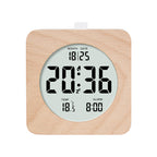 Despertador digital de madera Ornishop