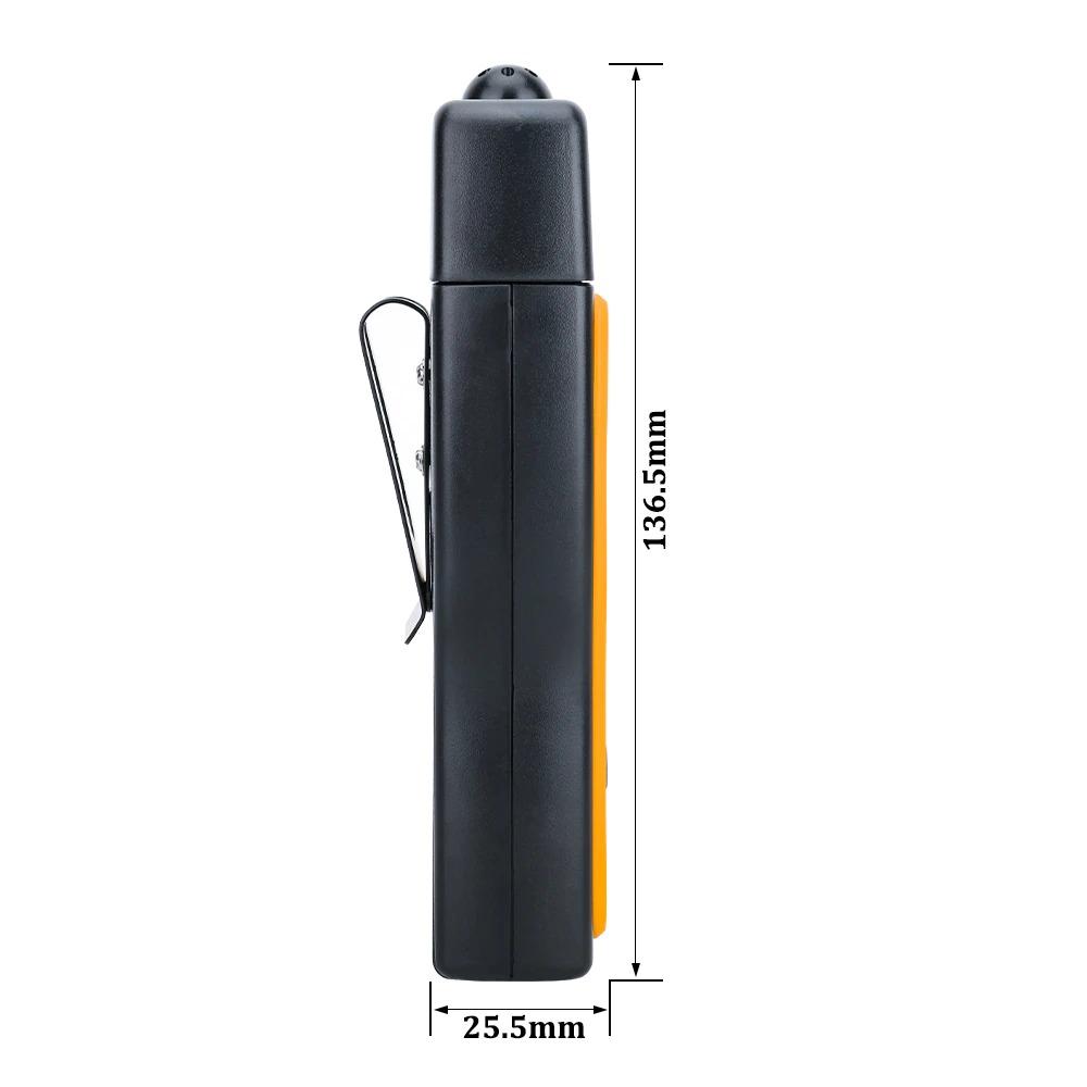 Detector portátil de monóxido de carbono con alarma sonora