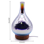 Difusor de aceites esenciales AromaBurst con cristal 3D y luces LED