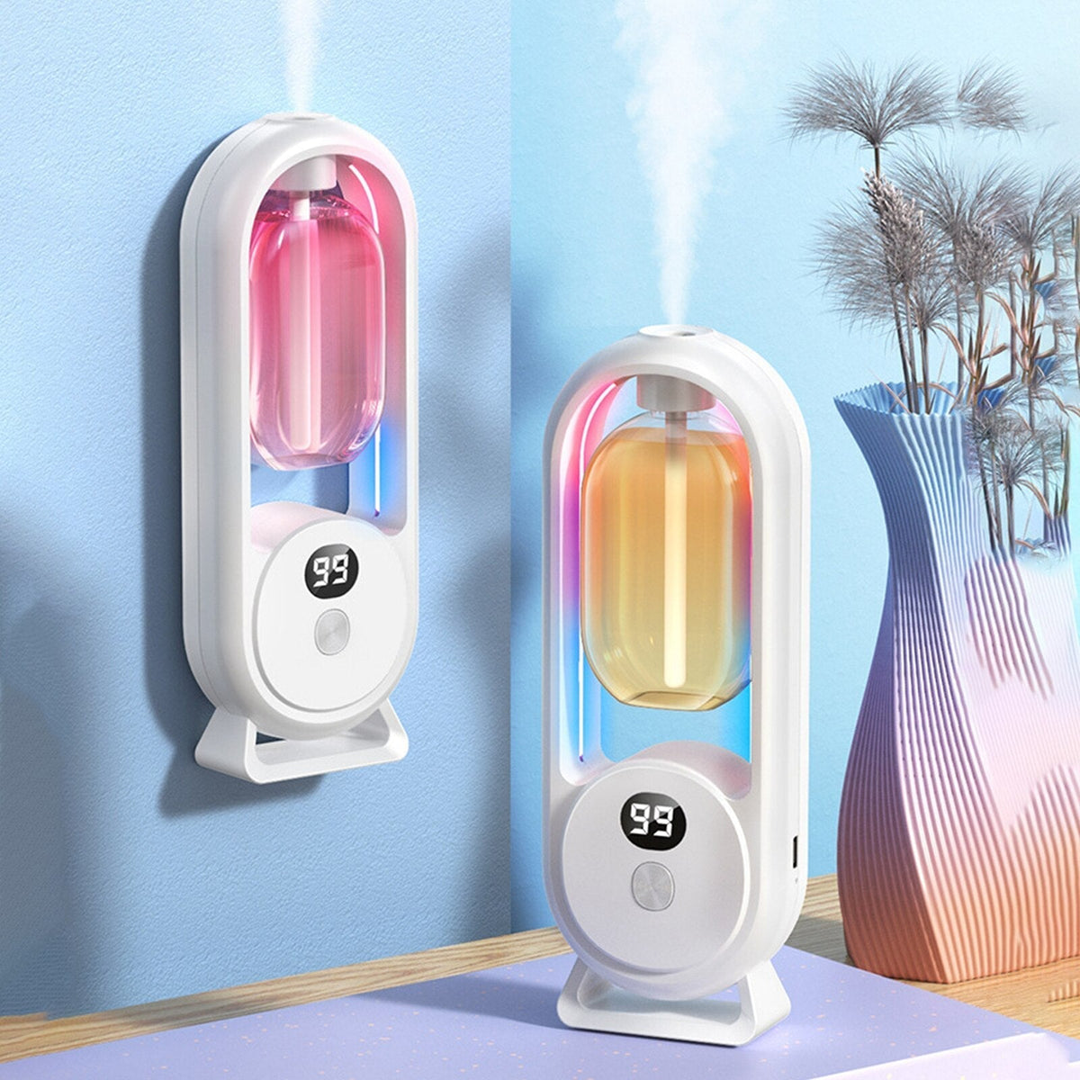Difusor de aceites esenciales sin agua Aroma Circle para espacios grandes