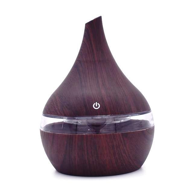 Difusor de aceites esenciales ultrasónico con efecto madera
