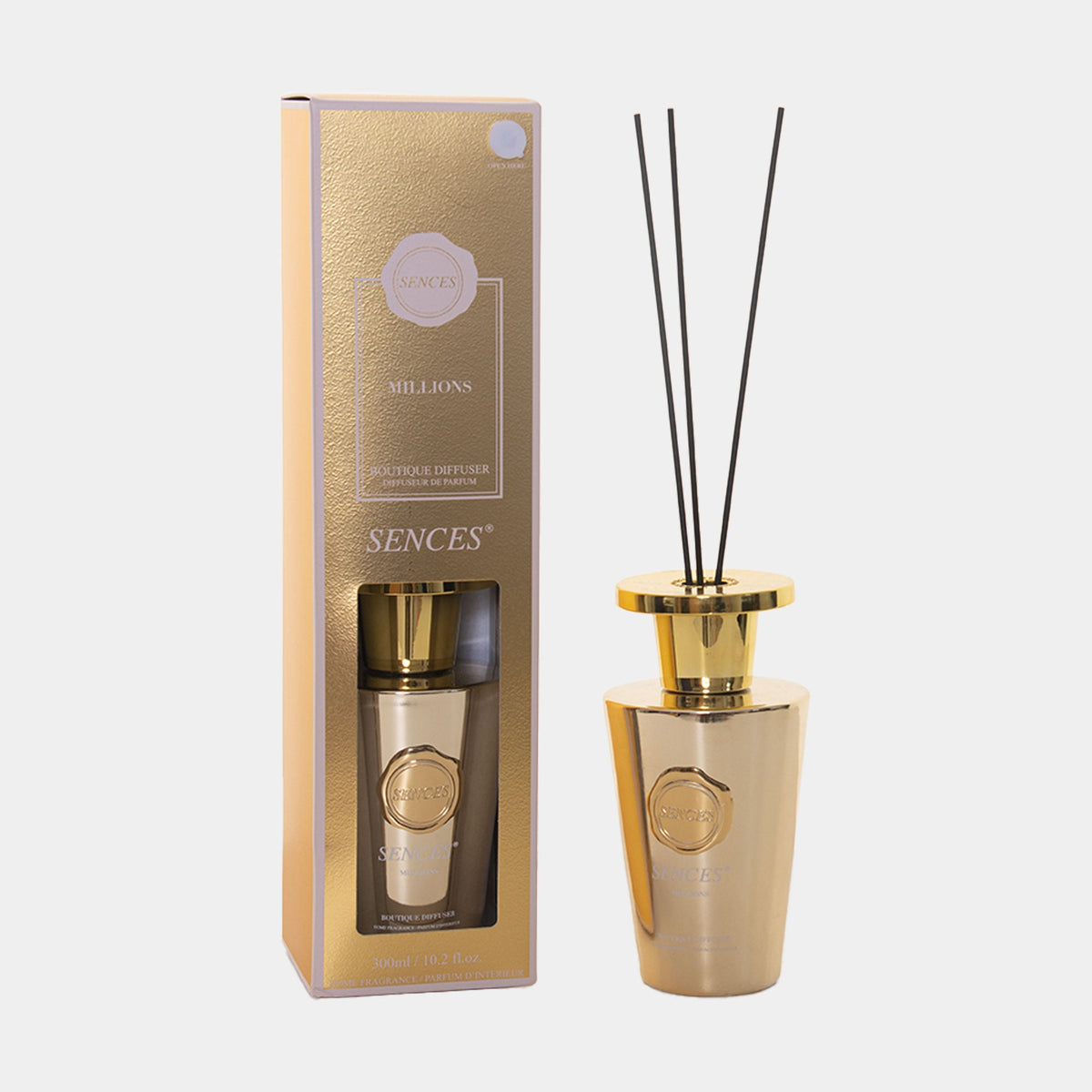 Difusor de varillas Sences - Millions 300 ml