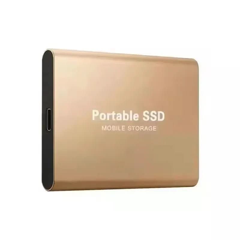 Disco duro externo SSD de 100 GB con conexión ultrarrápida USB-C y USB 3.1