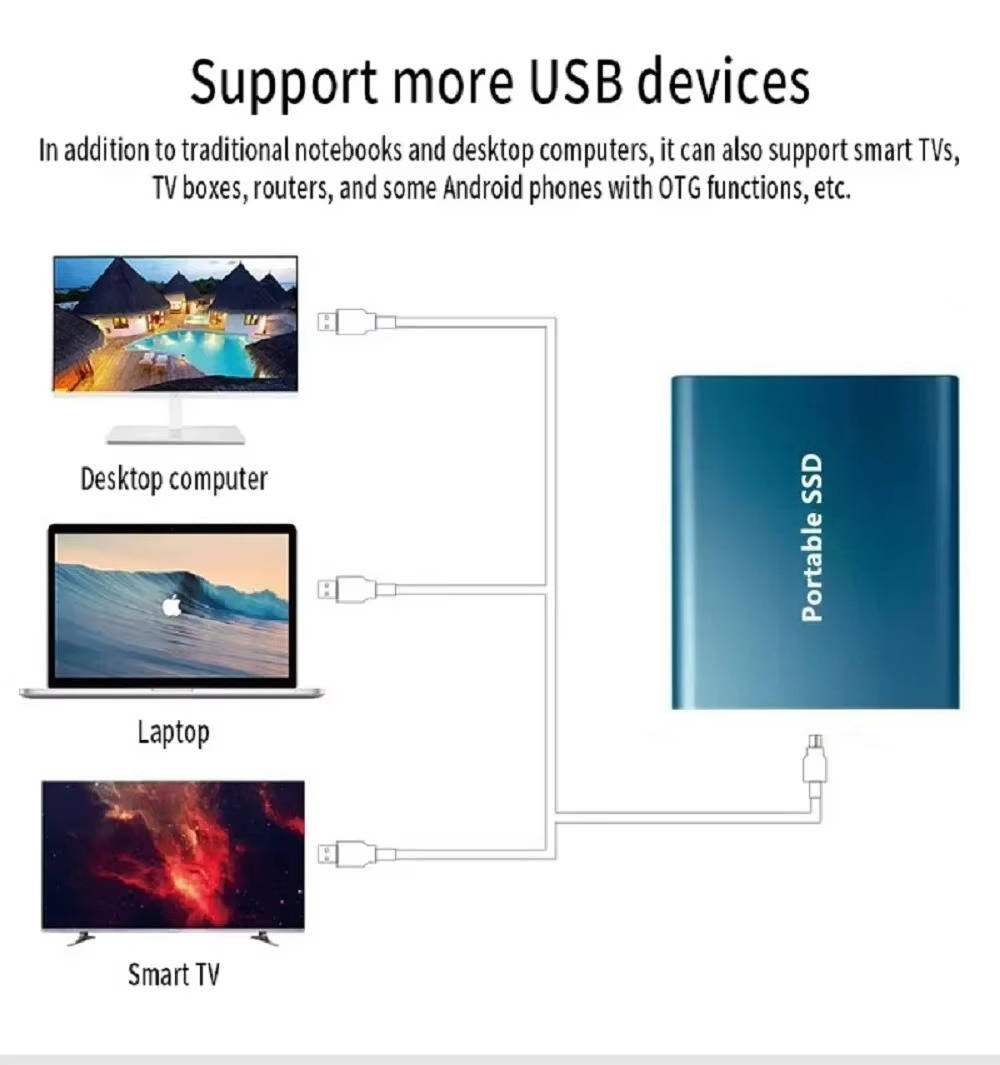 Disco duro externo SSD portátil