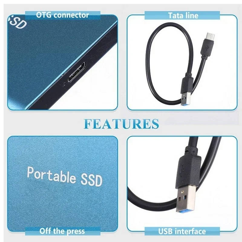 Disco duro externo SSD portátil