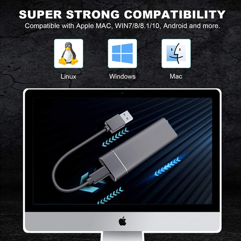 Disco duro externo SSD portátil de alta velocidad