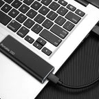 Disco duro externo ultradelgado de 4 TB para almacenamiento seguro de datos