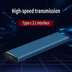 Disco duro externo ultradelgado de 4 TB – Almacenamiento portátil USB-C con transferencia rápida