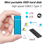 Disco duro SSD externo de alta velocidad