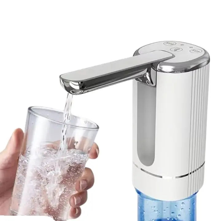 Dispensador automático para garrafas de agua – Bomba recargable de un toque para garrafas de 19 litros, higiénico y port