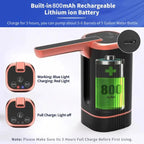 Dispensador automático para garrafas de agua – Bomba recargable de un toque para garrafas de 19 litros, higiénico y port