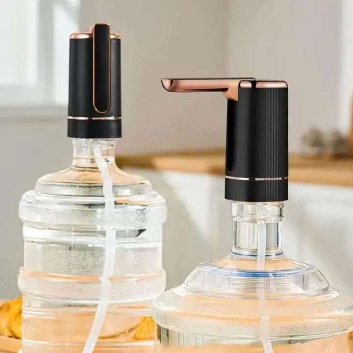 Dispensador automático para garrafas de agua – Bomba recargable de un toque para garrafas de 19 litros, higiénico y port