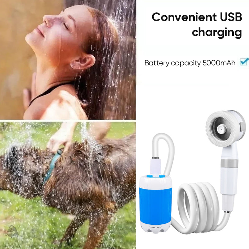 Ducha portátil para camping y exterior