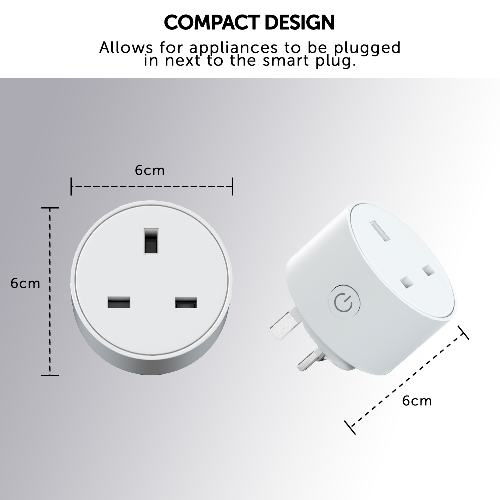 Enchufe inteligente WiFi con control por app y voz