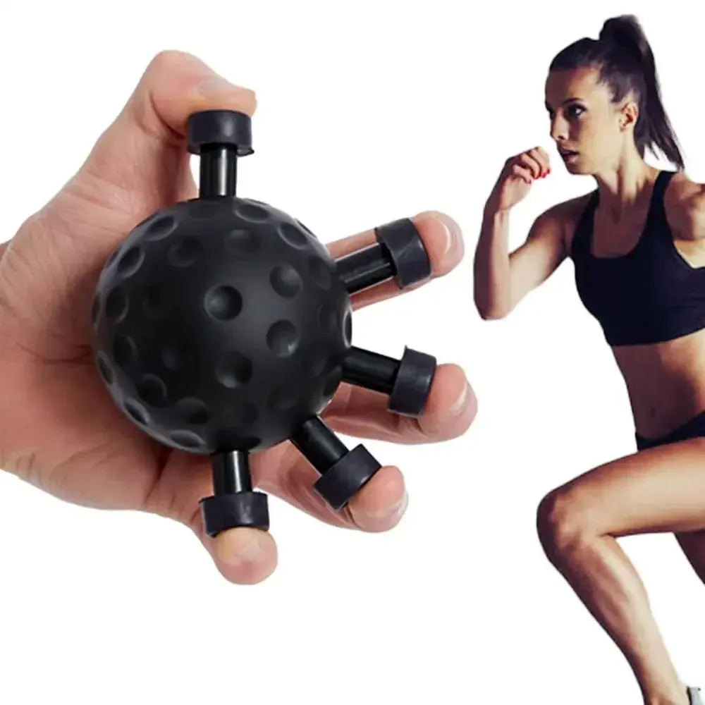 Entrenador de agarre con bola de resistencia ajustable