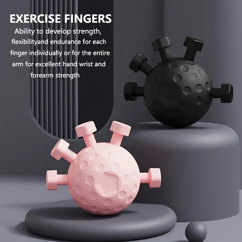 Entrenador de agarre con bola de resistencia ajustable