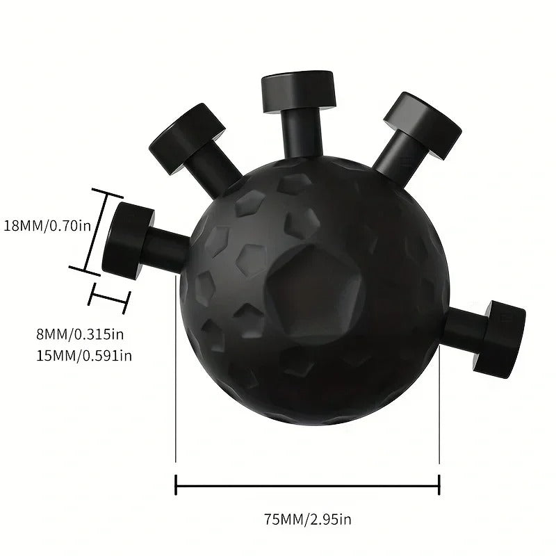 Entrenador de agarre con bola de resistencia ajustable