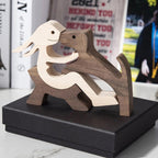 Escultura de madera para amantes de las mascotas