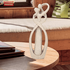Escultura decorativa Armonia Embrace – Obra de arte que simboliza amor y conexión
