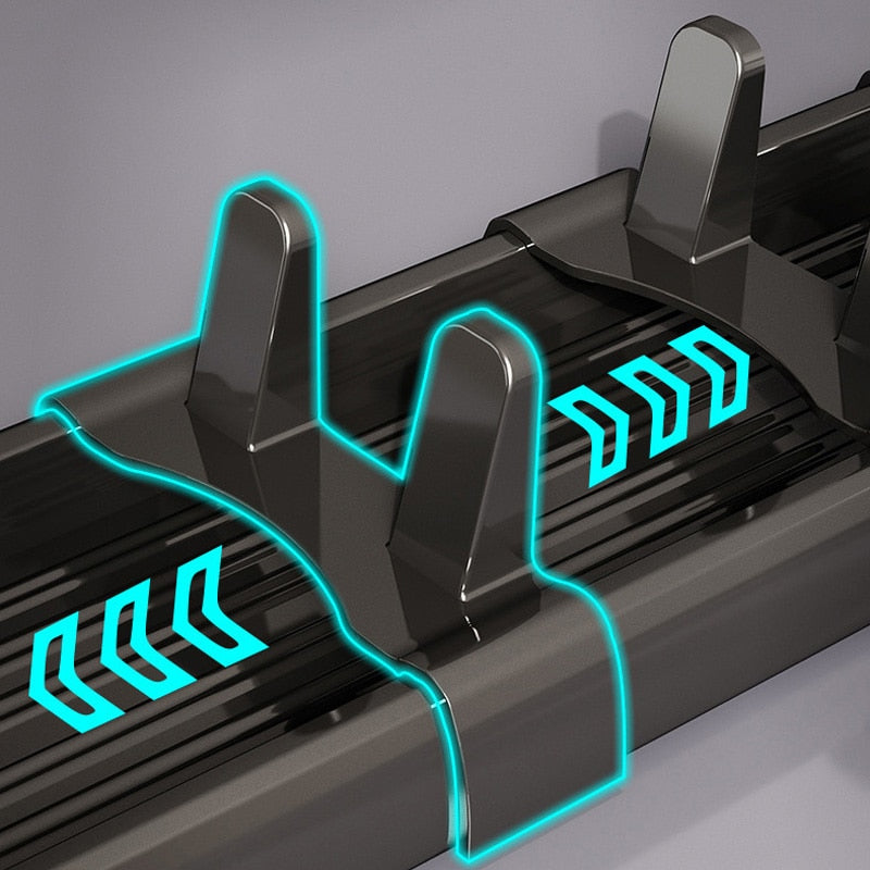 Escurreplatos ajustable con compartimentos regulables
