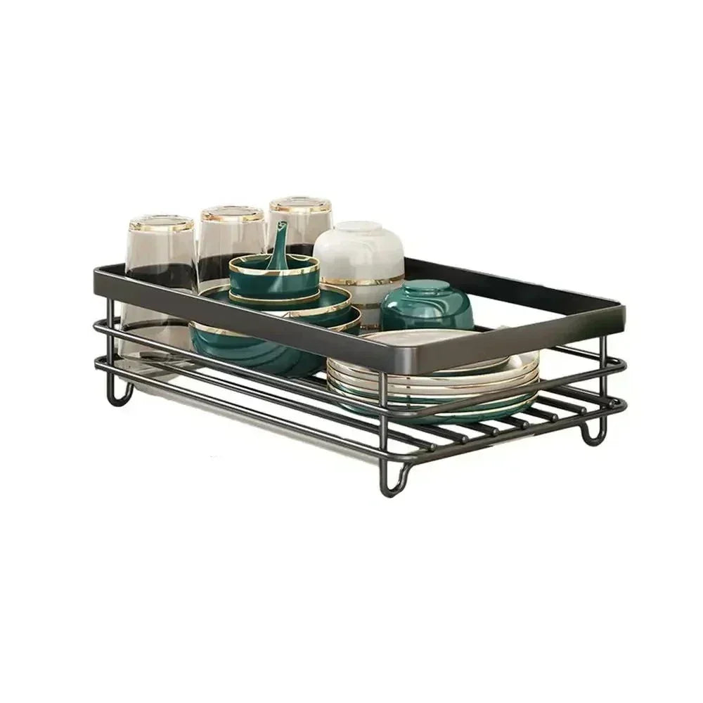 Escurreplatos ajustable – Organizador de cocina compacto y versátil