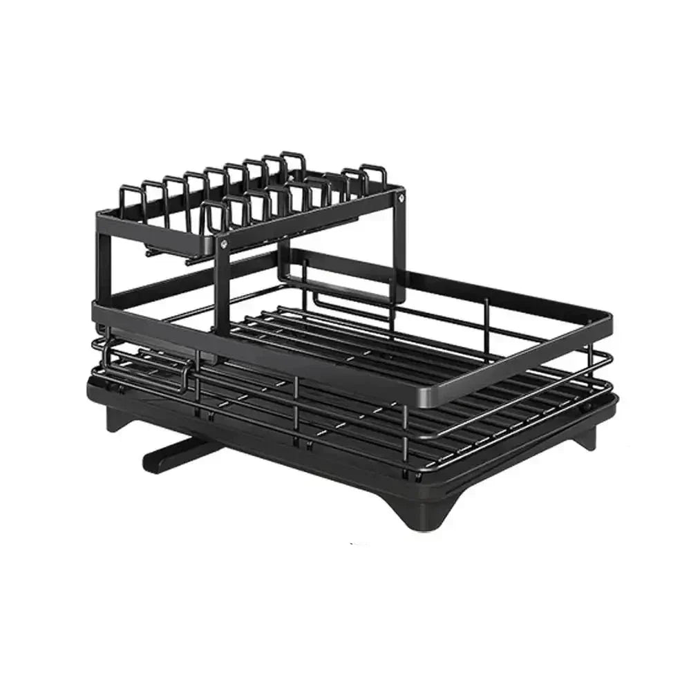Escurreplatos ajustable – Organizador de cocina compacto y versátil