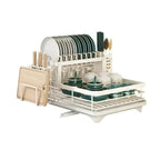 Escurreplatos ajustable – Organizador de cocina compacto y versátil