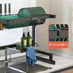 Escurreplatos ajustable sobre fregadero - Ajuste personalizado de 61 a 66 cm