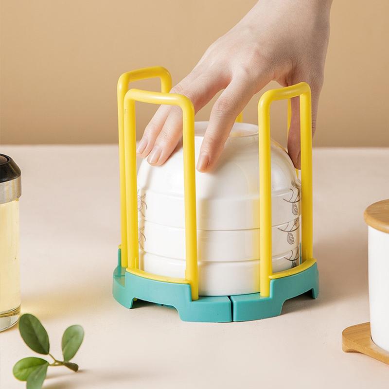Escurridor organizador de platos y cuencos