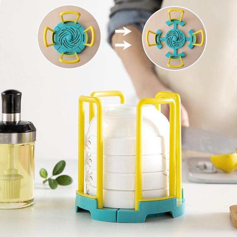 Escurridor organizador de platos y cuencos