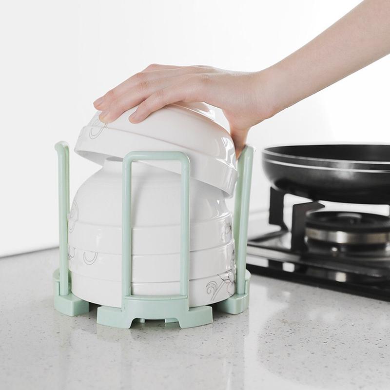Escurridor organizador de platos y cuencos