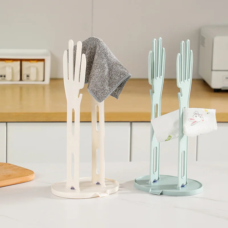 Escurridor TROCKINO para guantes de cocina | Soporte secador higiénico y compacto | 34×16×13 cm