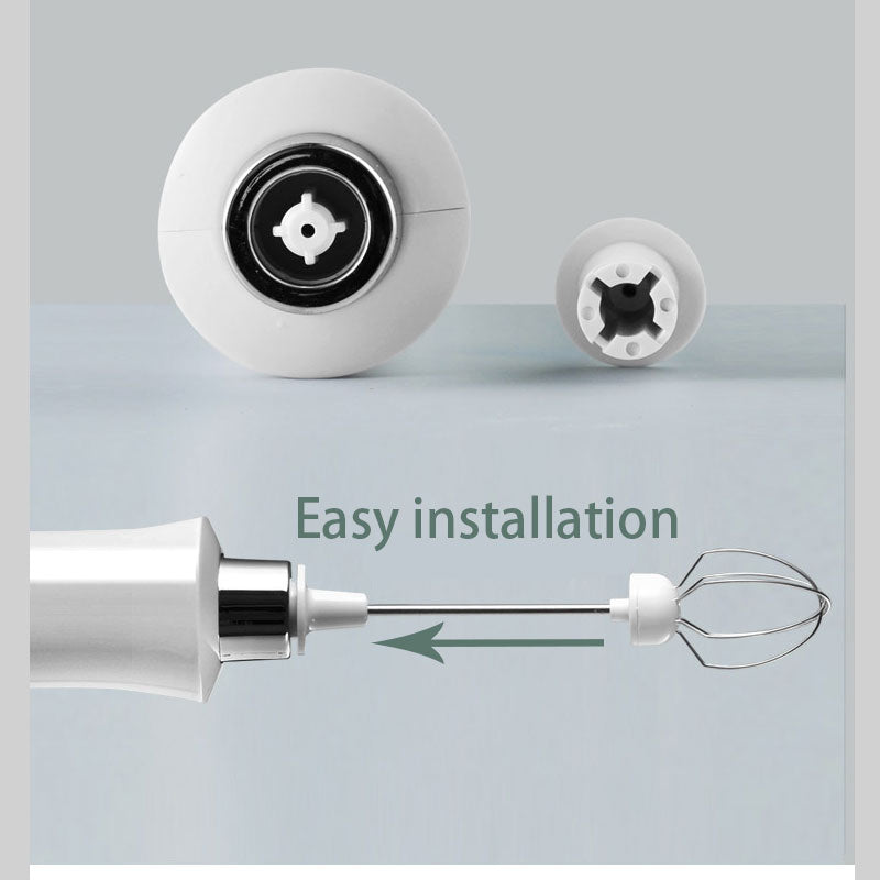 Espumador de leche eléctrico portátil 3 en 1 recargable