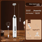 Espumador de leche eléctrico recargable