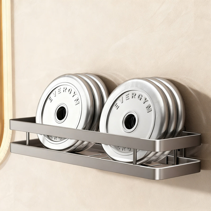 Estante de baño de acero inoxidable sin taladrar
