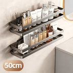 Estante de baño de acero inoxidable sin taladrar