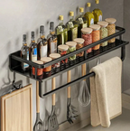 Estante de cocina moderno gris